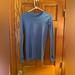 Lululemon Athletica Tops | Lululemon Long Sleeve Workout Top | Color: Blue | Size: 6