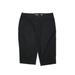 Adidas Shorts: Black Solid Mid-Length Bottoms - Women's Size 4