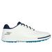 Skechers Men's GO GOLF Tempo GF Shoes | Size 11.0 Extra Wide | White/Navy | Synthetic/Textile