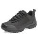 VIPAVA Men's Trainers Outdoor Hiking Shoes Men's Nubuck Leather Anti-Skid Breathable Hiking Sneakers Men. (Color : Dark Grey S Gray, Size : 9)