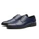 VIPAVA Men's Leather Shoes Men Oxfords Classical Style Business Shoes for Men Leather Flats Design Men's Wedding Shoes (Color : Blue Shoes, Size : 6.5)