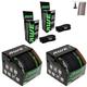 2 x AWE AWERide Folding Tyres 27.5 x 2.20 cm MTB and 2 x AWE Inner Tubes 27.5" x 1.75-2.25 Schrader Valve, Tyre/Tube set for MTB