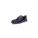 VIPAVA Men's Lace-Ups Men's Oxford Shoes Leather Dress Shoes Lace Up Men's Casual Shoes Shoes (Color : Blue, Size : 6.5 UK)