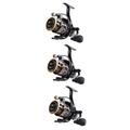 VANZACK 3 Pcs Wheel Long Throw Fish Reel Fly Fishing Reels Ultralight Fishing Rod Fishing Bar Wheel Fly Fishing Gear Baitcaster Reel Fishing Accessories Electric Metal