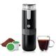 Besmall Coffee Grinder FA-G309201 Portable Coffee Machine, 2-in-1 Coffee Powder and Coffee Capsules, 1200 mAh Battery Capacity, Type-C Charging, Cold or Hot Extractable Mini Espresso Machine