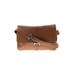 Longchamp Leather Messenger: Pebbled Tan Solid Bags