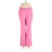 Lilly Pulitzer Casual Pants - Mid/Reg Rise: Pink Bottoms - Women's Size 6 Tall