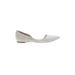Audrey Brooke Flats: Gray Solid Shoes - Women's Size 8 - Pointed Toe