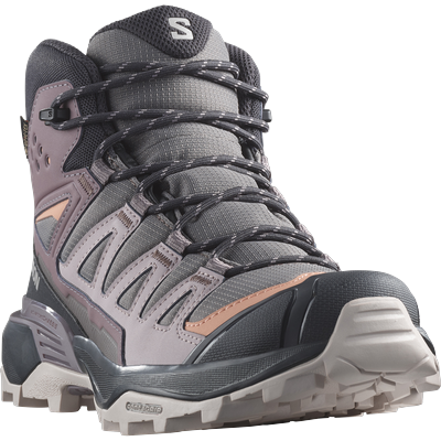 Wanderschuh SALOMON "X ULTRA 360 MID GORE-TEX", Gr. 38, lila, Synthetik, sportlich, Schuhe, wasserdicht