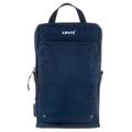 Umhängetasche LEVI'S "NS ZIP SLING" Gr. B/H/T: 18 cm x 30,5 cm x 7 cm, blau (dark blue) Damen Taschen Handtaschen