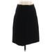 Gucci Wool Skirt: Black Solid Bottoms - Women's Size 38