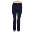 Jag Jeans Jeggings - High Rise: Blue Bottoms - Women's Size 12