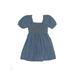 Gap Kids Dress - A-Line: Blue Solid Skirts & Dresses - Size 7