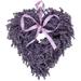 Artificial Lavender Heart Spring Wreath - 17.5"