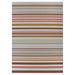 Orange 162 x 116 x 0.03 in Indoor/Outdoor Area Rug - Couristan Rectangle Dolce Striped Machine Woven Flatweave Polyester Indoor/Outdoor Area Rug in Gray/Maroon Polyester | Wayfair