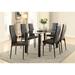 Latitude Run® Rectangular 55" L x 31.5" W Dining Set in Black | Wayfair 567BBDD9051B432F8F375A4268B6DD0B