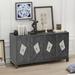 Home Decor Accent Cabinet Wood in Gray | 59.94 H x 15.85 W x 31.99 D in | Wayfair DAGEW757P144003