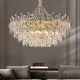 Lustre LED en cristal moderne salon villa de luxe chambre à coucher salle à manger éclairage