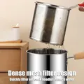 Pot multifonction en acier inoxydable avec couvercle friteuse profonde avec panier passoire