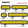 ANMINGPU-Barre lumineuse LED tout-terrain lampe de travail LED spot pour voiture Jeep camion