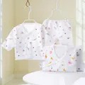 Pyjama en Coton Respirant à Manches sulfpour Bébé de 0 à 3 Mois Ensemble de Vêtements de Nuit pour