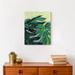 Bay Isle Home™ Big Leaves On Canvas Print Canvas in Green | 14 H x 11 W x 1.25 D in | Wayfair 16004FA148C8486FB04763C72C70E9C4