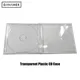 Boîte de rangement en plastique Transparent ultra-mince 1 pièce étui épais pour disque CD DVD