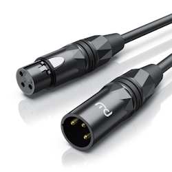 Primewire XLR Audio Kabel, XLR Stecker zu Buchse, NF-Audiokabel - 10m Image
