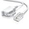 CSL - Internet Kabel Routerkabel - TAE-F Stecker auf RJ45 Stecker - 20m - Internetkabel - Router an die Telefondose, TAE - weiß