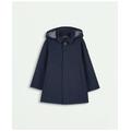 Brooks Brothers Boys Rain Car Coat With Removable Hood | Navy | Size 10