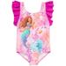 Disney Little Mermaid Ariel Toddler Girls One Piece Bathing Suit Toddler to Big Kid