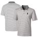 Men's Cutter & Buck Gray Indianapolis Indians Big Tall Forge Tonal Stripe Stretch Polo