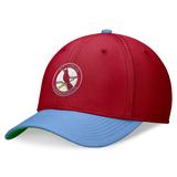 Men's Nike Red/Light Blue St. Louis Cardinals Cooperstown Collection Rewind Swooshflex Performance Hat