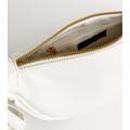 Cream Leather-Look Sling Cross Body Bag New Look