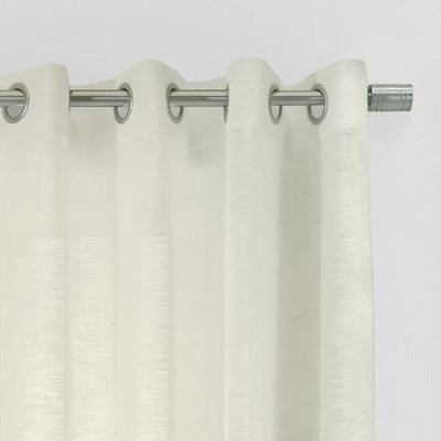 Elina Sheer Grommet Curtain Panel, 52 x 63, Off White