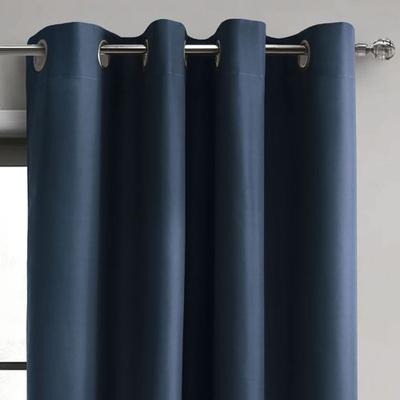 Morlane Grommet Curtain Panel, 52 x 95, Navy