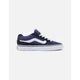 Men's Vans Mens Caldrone Leather Low Rise Retro Trainers - Navy - Size: 12