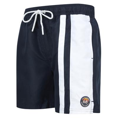 Swim Shorts Tillamook Striped Swim Shorts in Sky Captain Navy / M - Tokyo Laundry