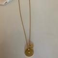 Madewell Jewelry | Madewell Gold Disc Charm Pendant Necklace | Color: Gold | Size: Os