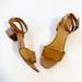 J. Crew Shoes | J. Crew Block Heel Leather Strappy Sandal | Color: Brown | Size: 8