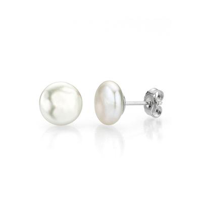 Perlenohrringe FIRETTI "Schmuck Geschenk Ohrschmuck Perle", bunt (silberfarben, weiß), Ohrringe, Silber 925 (Sterlingsilber)-Perlen, Silber 925 (Sterlingsilber), Perlen, Made in Germany - mit Süßwasserzuchtperle Image