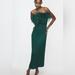 Zara Dresses | Midi Zara Dress | Color: Green | Size: Xs