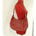 Giani Bernini Bags | Giani Bernini Red Leather Shoulderbag Purse Logo Bag Charm Tassel Zipper Pull | Color: Red | Size: Os