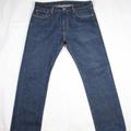 Levi's Jeans | Levi's 501 Men's Original Regular Fit Jeans 33x31 Straight Leg Dark Stonewash | Color: Blue | Size: 33