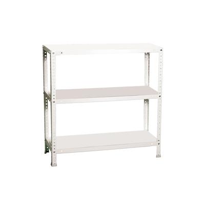 SimonRack Advantage Metallregal mit 3 Böden und Schrauben. Farbe WEISS 1000x1100x400 mm Image
