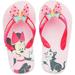 Disney Shoes | Disney Store Minnie Mouse And Figaro Flip Flops Girls 7/8 | Color: Pink | Size: 7/8