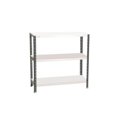SimonRack Comfort Metallregal mit 3 Böden und Schrauben. Farbe ANTHRAZIT/WEISS 900x900x300 mm Image