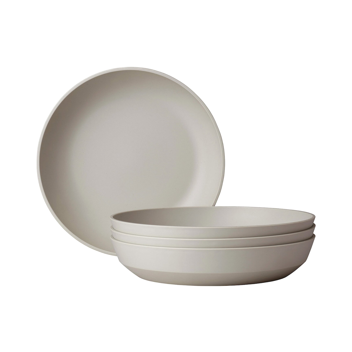 Mepal SILUETA Suppenteller ø 21 cm 4er Set Nordic White Image