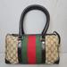 Gucci Bags | Gucci Gg Canvas Vintage Web Boston Bag | Color: Brown | Size: L 11", H 6.5", W 4"