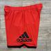 Adidas Shorts | Adidas Mens Red Athletic Sport Basketball Shorts Sz 3x Big & Tall Pockets | Color: Black/Red | Size: Big 3x